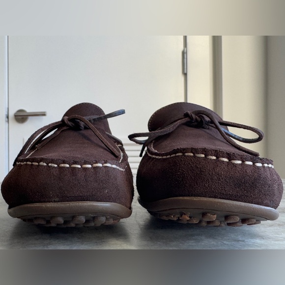 SID MASHBURN Suede Driving Moccasins Shoes Loafers Brown $450 Drivers Mocs 11 - Picture 7 of 11